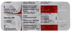 Ciprodac 250 Tablet 10